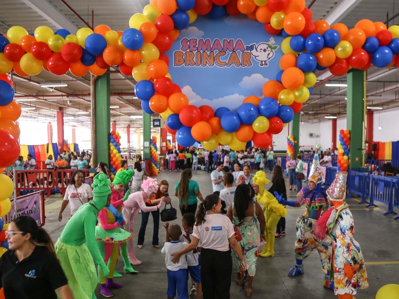 Semana do Brincar reúne diversas atividades para alunos da rede municipal de ensino
