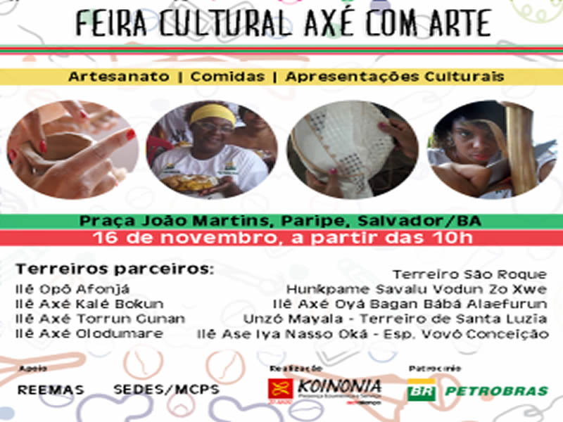 Projeto Axé com Arte promove feira cultural em Paripe