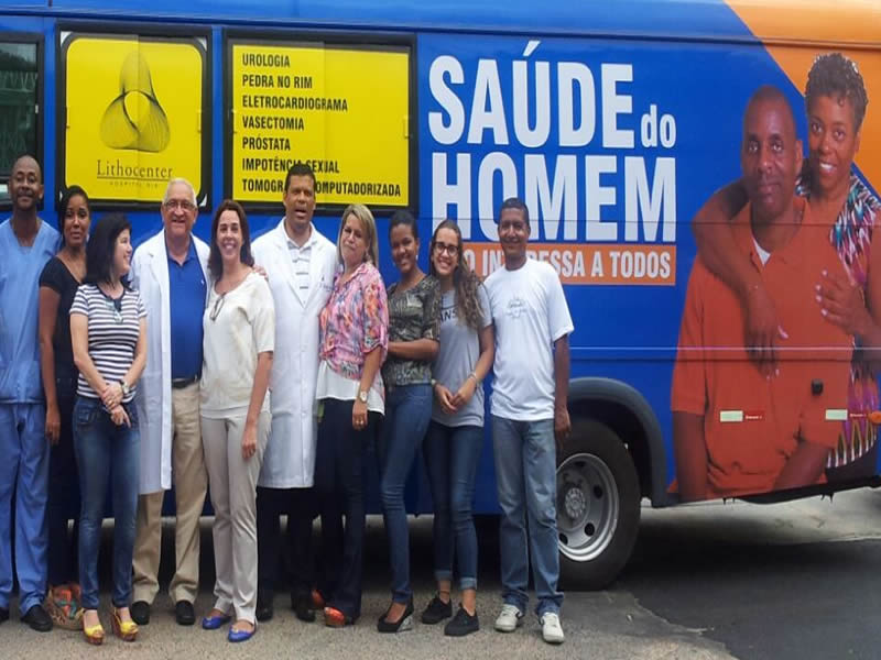 Ação oferece serviço médico gratuito para homens do bairro do Rio Sena