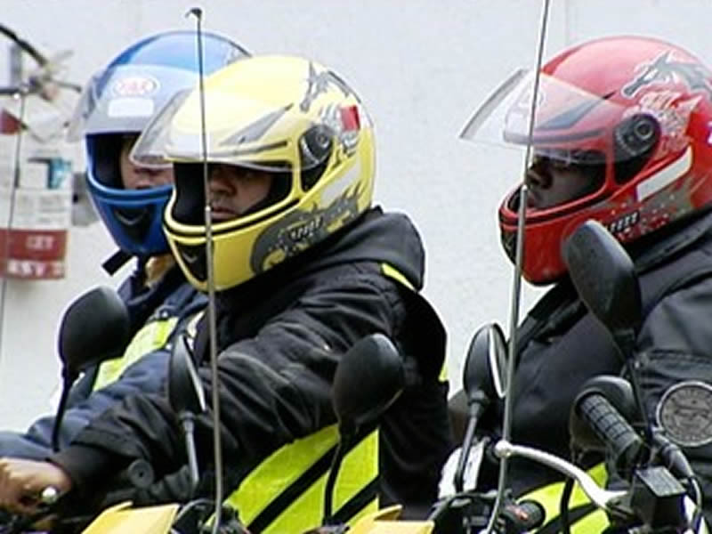 Mototaxistas protestam na Avenida Suburbana