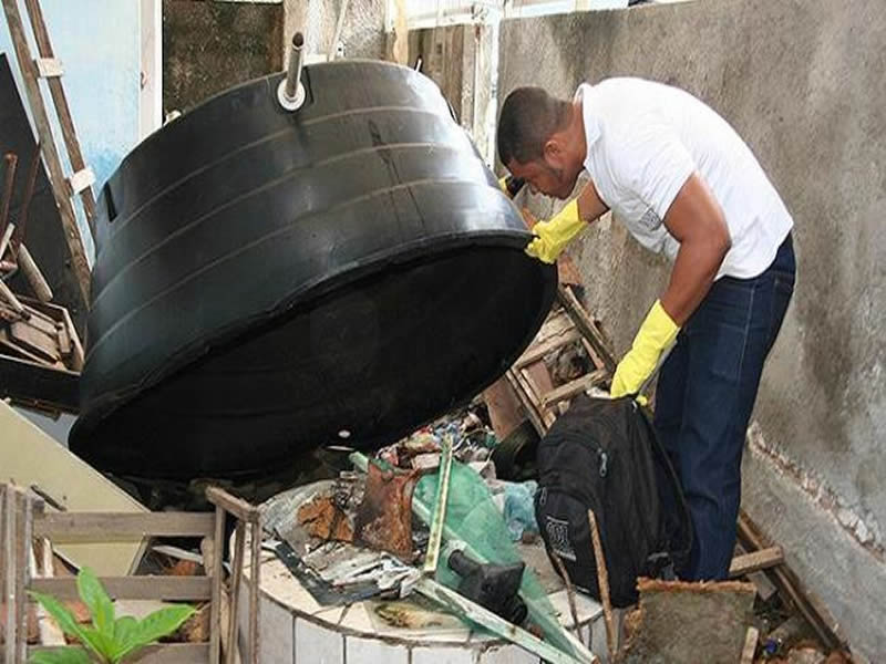 Mutirão de limpeza para combate da dengue em Paripe