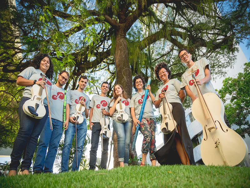 NEOJIBA realiza concerto didático na Escola Municipal de Ilha de Maré