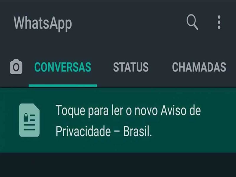 WhatsApp emite Aviso de Privacidade para usuários brasileiros