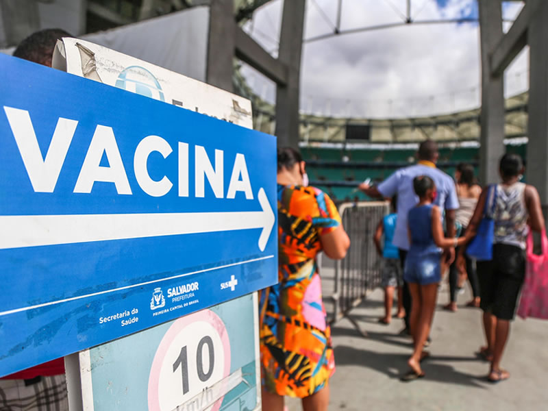 Salvador tem mais de 1 milhão de pessoas com vacinação incompleta contra Covid-19