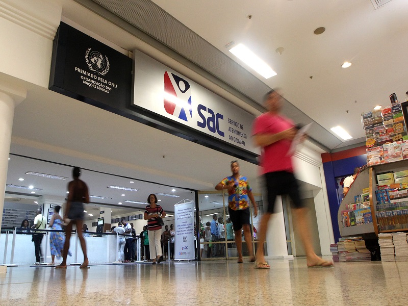 SAC altera horário de atendimento de postos em shoppings de Salvador