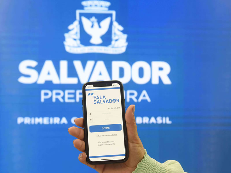 Fala Salvador Cidadão é opção de registro de solicitações à Prefeitura pelo celular