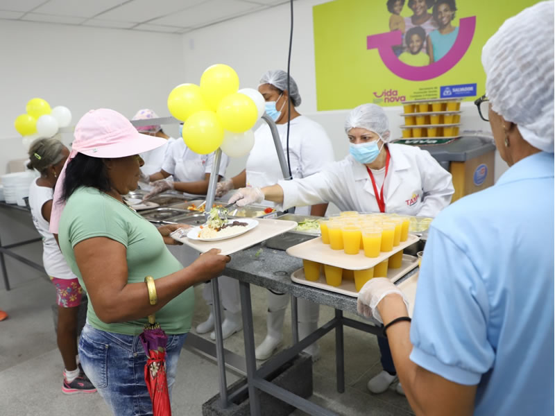 Restaurantes Populares geridos pela Prefeitura já distribuíram mais de 260 mil refeições gratuitas em 2024