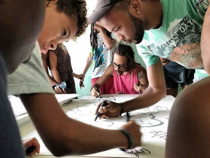 Projeto Mutirão Mete Mão arte urbana na comunidade chega em Paripe