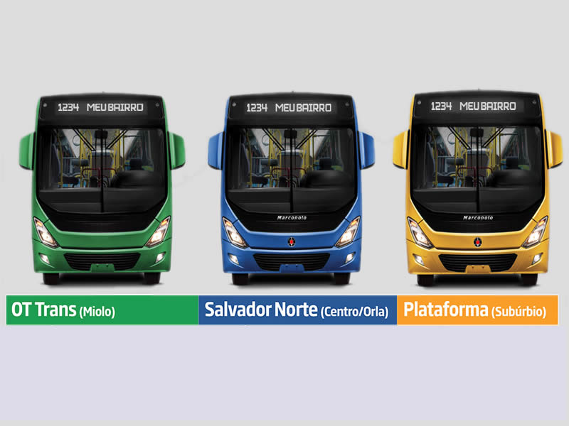 Linhas de ônibus foram redistribuídas para três empresas em Salvador